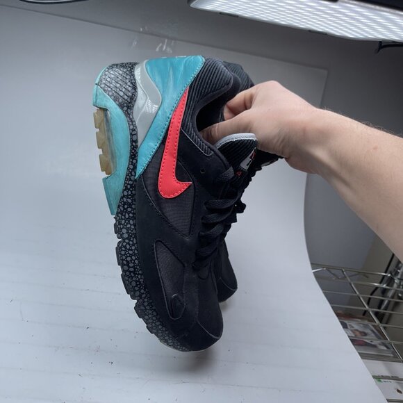 Nike air max 180 black/laser crimson-dusty cactus Safari 2014 Size 8 US - Picture 6 of 16